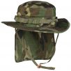 Teesar British Boonie Hat with Neck Flap Ripstop Woodland 1