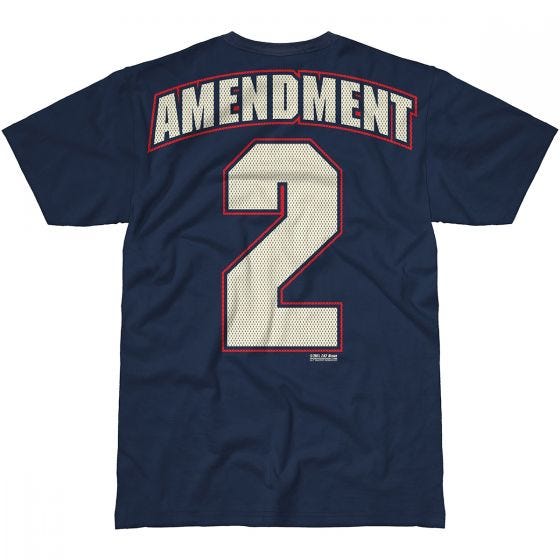 7.62 Design T-shirt 2nd Amendment Freedom Navy Blue