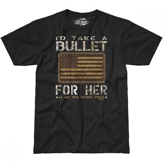 7.62 Design T-shirt Bullet For Her noir