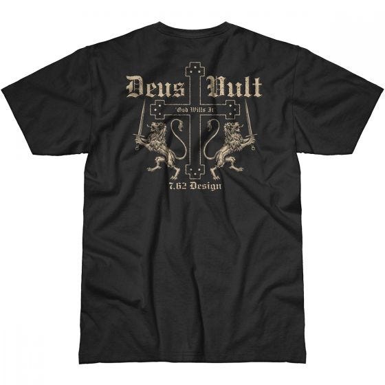 7.62 T-Shirt design Deus Vult noir