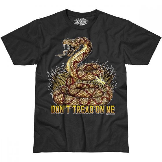 7.62 Design T-shirt Don't Tread On Me noir