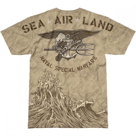 7.62 Design T-shirt USN Seals Naval Special Warfare Sand