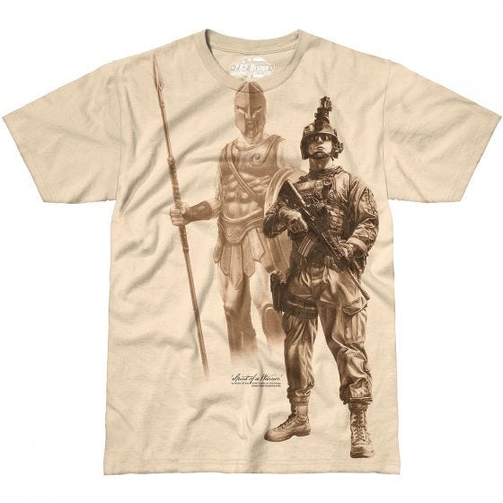 7.62 Design T-shirt Spirit of a Warrior Sand