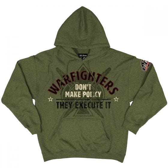 7.62 Design Sweatshirt à capuche Warfighters Heather Green