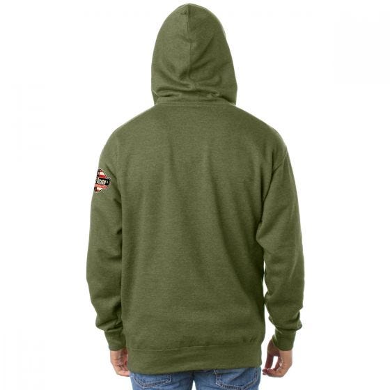 7.62 Design Sweatshirt à capuche Warfighters Heather Green