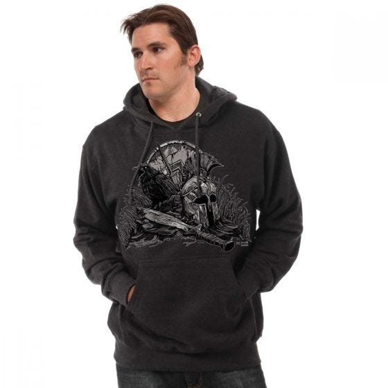 7.62 Design Sweatshirt à capuche With Your Shield Charcoal Heather