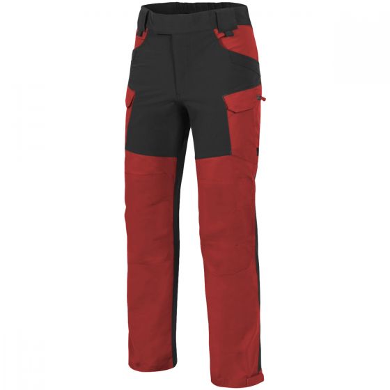 Helikon Pantalon Hybrid Outback DuraCanvas Crimson Sky / noir