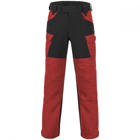 Helikon Pantalon Hybrid Outback DuraCanvas Crimson Sky / noir