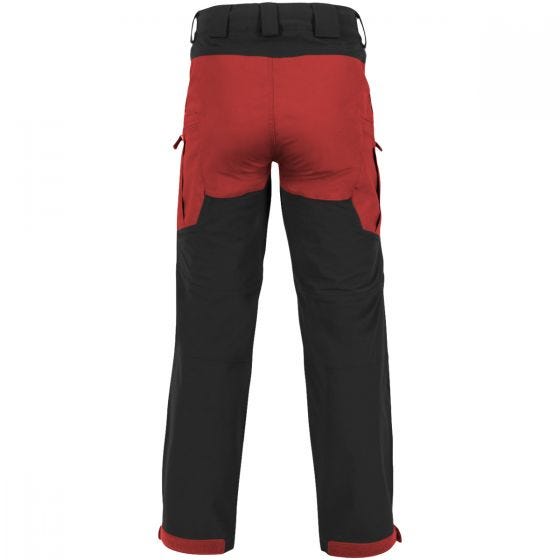 Helikon Pantalon Hybrid Outback DuraCanvas Crimson Sky / noir