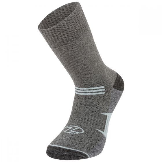 Highlander Chaussettes en coton Trek - gris