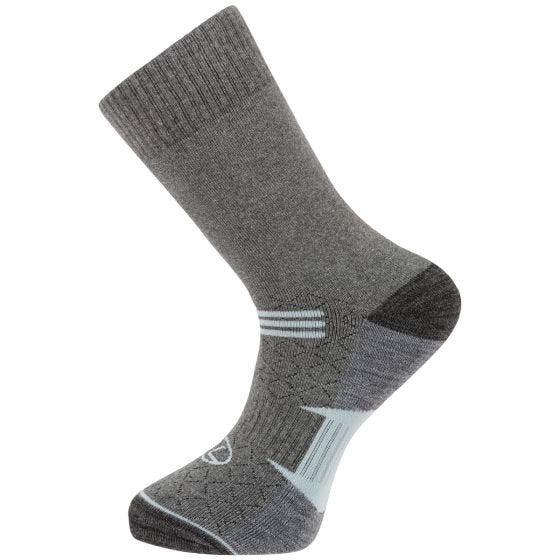 Highlander Chaussettes en coton Trek - gris