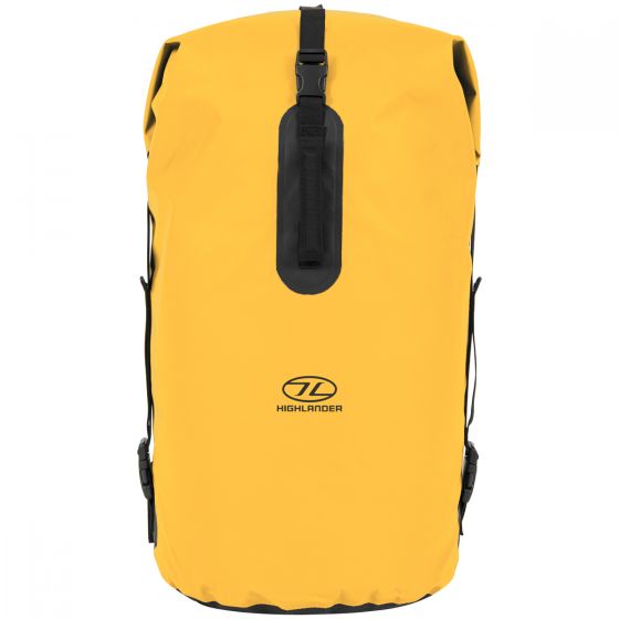 Highlander Sac à dos/fourre-tout étanche Troon 70 L jaune