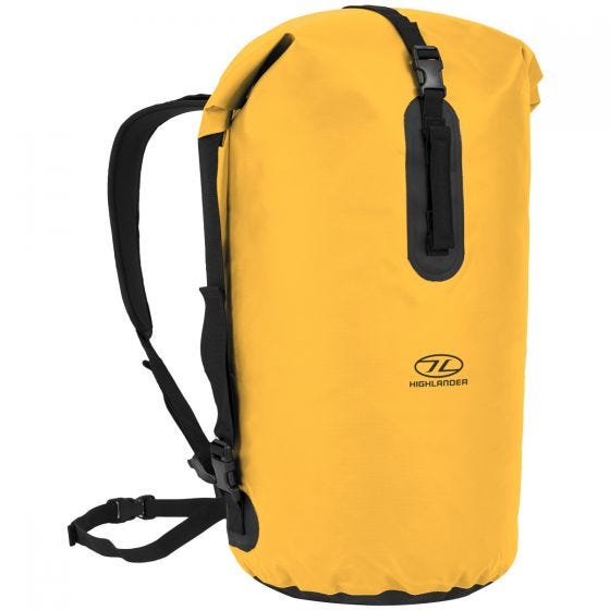 Highlander Sac à dos/fourre-tout étanche Troon 70 L jaune