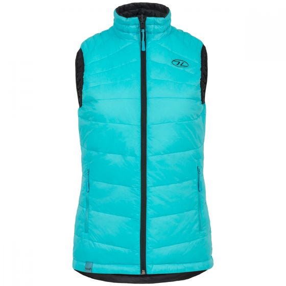 Highlander Womens Reversible Gilet Black/Turquoise