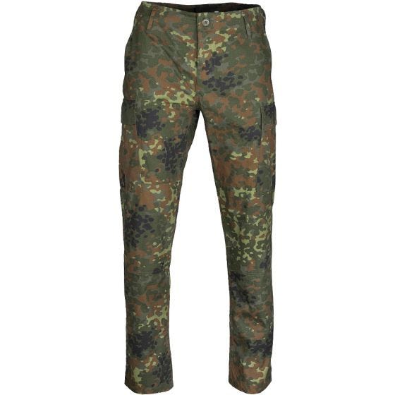 Teesar Pantalon US BDU En Ripstop SlimFit Flecktarn