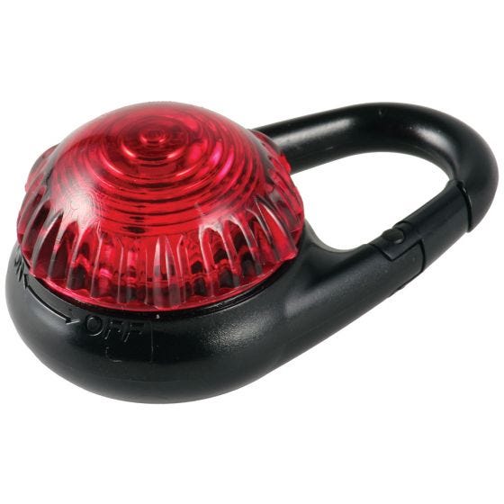 Adventure Lights Lampe clipsable Guardian Tag-It rouge