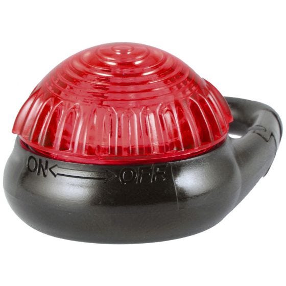 Adventure Lights Lampe clipsable Guardian Tag-It rouge