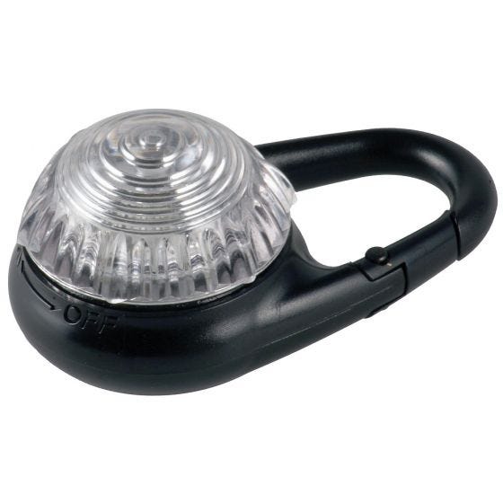 Adventure Lights Lampe clipsable Guardian Tag-It blanche