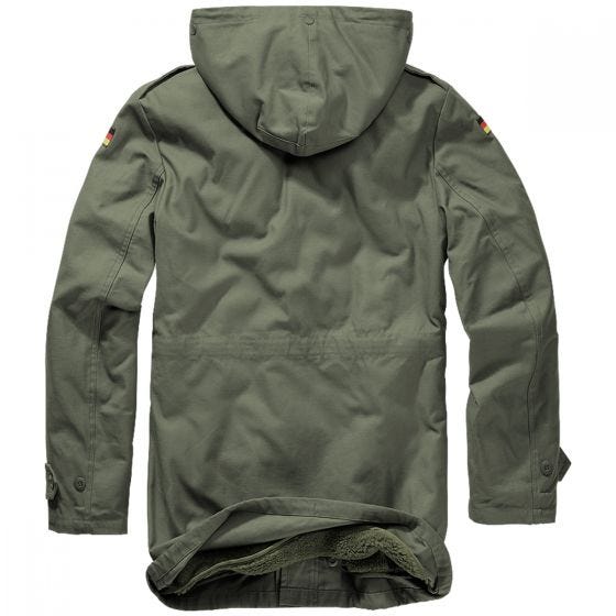 Brandit Parka avec drapeau sur les manches BW - Olive