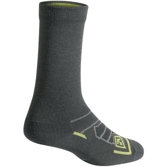 First Tactical Chaussettes All Season 6" laine mérinos Charcoal