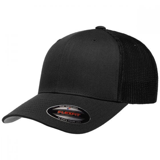 Flexfit Mesh Trucker Cap Black