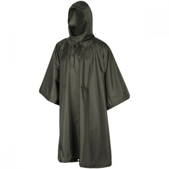 Helikon Poncho en Ripstop imperméable Taiga Green