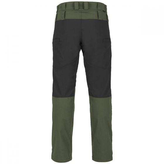 Helikon Woodsman Trousers Taiga Green / Black