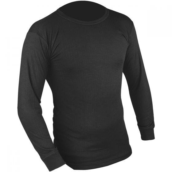 Highlander Maillot de corps thermique à manches longues noir