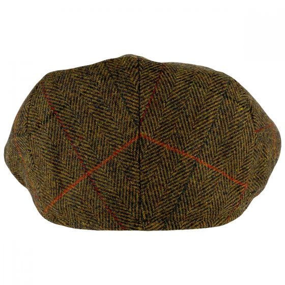 Jack Pyke Casquette plate en laine mélangée Tweed Brown