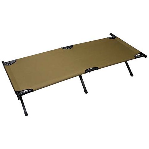 MFH Lit de camp style américain 190 x 66 cm Coyote