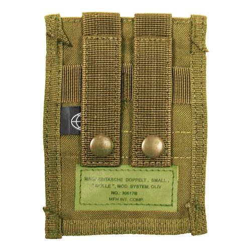 MFH Petit porte-chargeur double 9 mm MOLLE Coyote