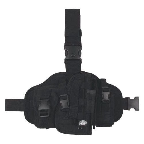 MFH Holster de cuisse MOLLE avec porte-chargeurs noir