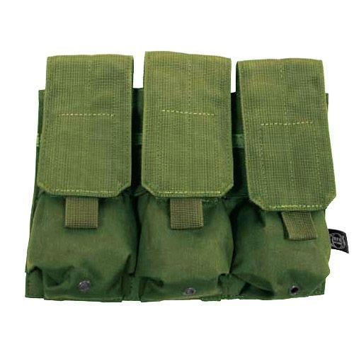 MFH Porte-chargeur triple M4/M16 MOLLE vert olive