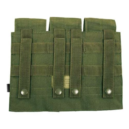 MFH Porte-chargeur triple M4/M16 MOLLE vert olive