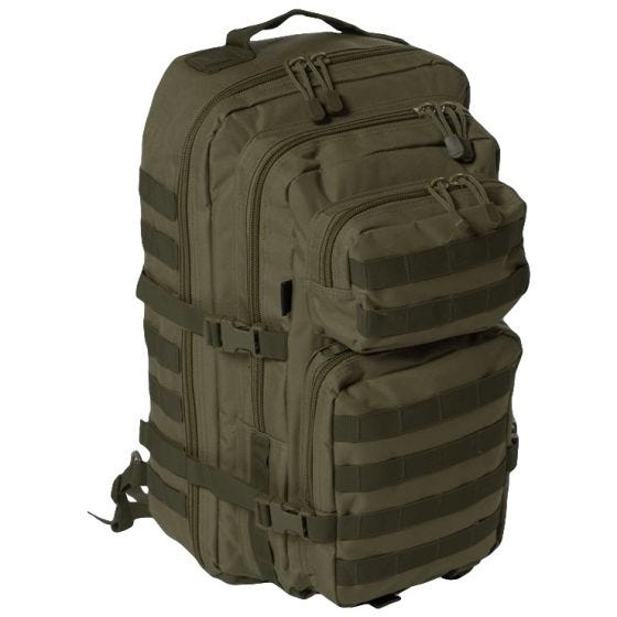 Mil-Tec Sac à dos Assault One Strap grande taille vert olive