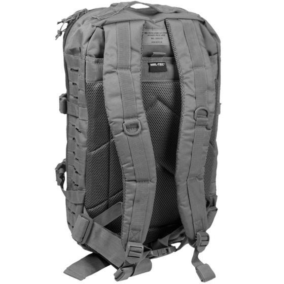 Mil-Tec Sac à dos US Assault découpé au laser grande taille Urban Grey