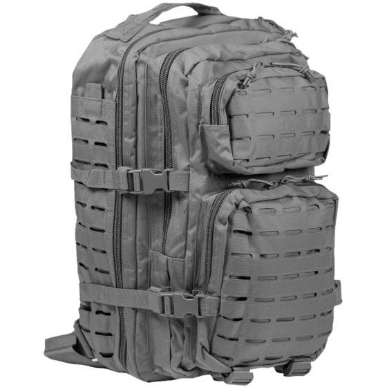 Mil-Tec Sac à dos US Assault découpé au laser grande taille Urban Grey