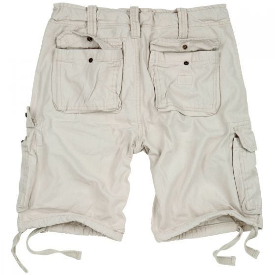 Surplus Short délavé Airborne Vintage Off-White