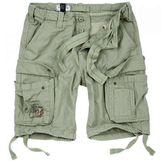 Surplus Short délavé Airborne Vintage Light Olive