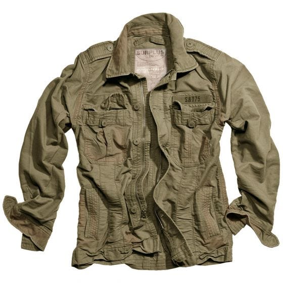 Surplus Veste Heritage Vintage vert olive