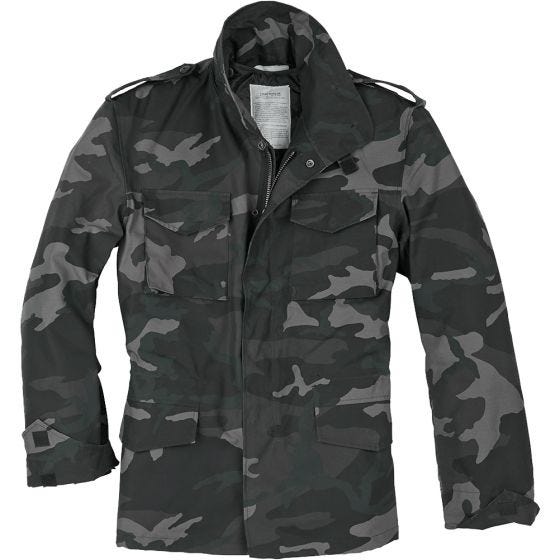 Surplus Veste de combat américaine M65 Black Camo