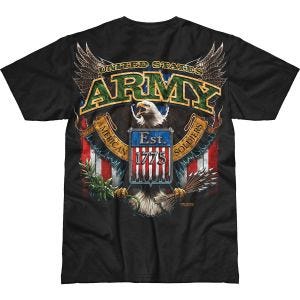 7.62 Design T-shirt Army Fighting Eagle Battlespace noir