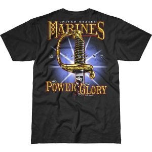 7.62 Design T-shirt USMC Power & Glory Battlespace noir
