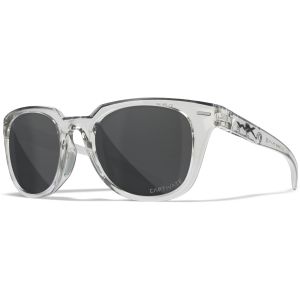 Wiley X Lunettes WX Ultra - Captivate Polarized Grey Lenses / Gloss Crystal Light Grey Frame