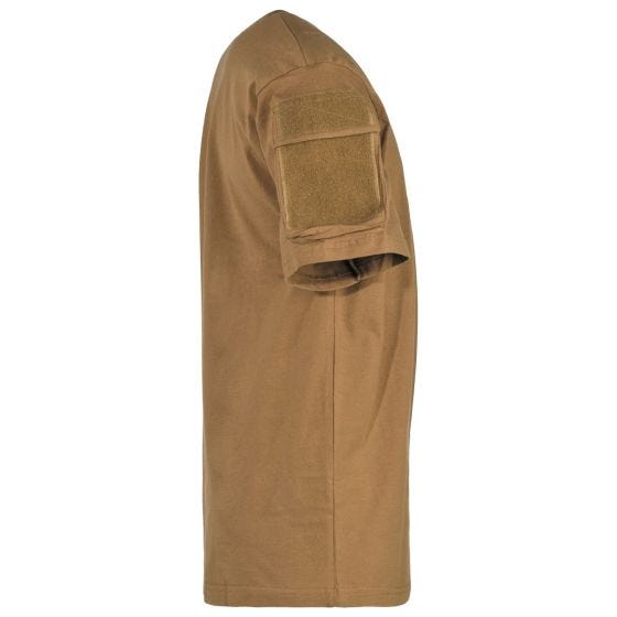 MFH Chemise à manches courtes US Avec poches sur les manches - Coyote