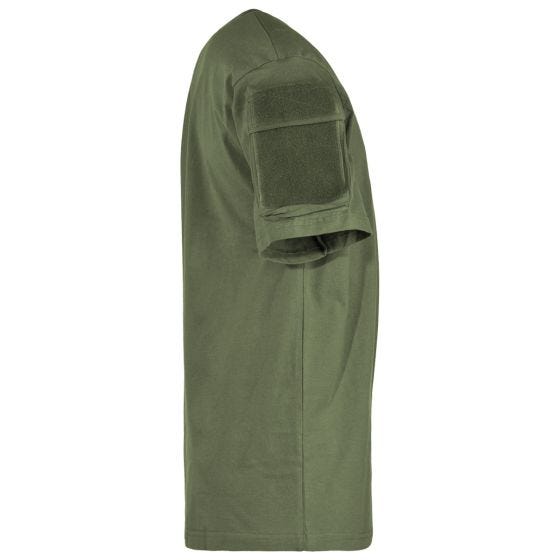 MFH Chemise à manches courtes US Avec poches sur les manches - OD Green