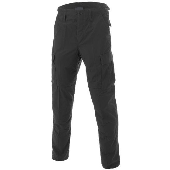 MFH BDU Pantalon de combat en Ripstop noir