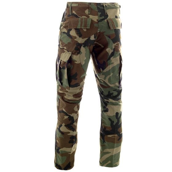 MFH BDU Pantalon de combat en Ripstop Woodland