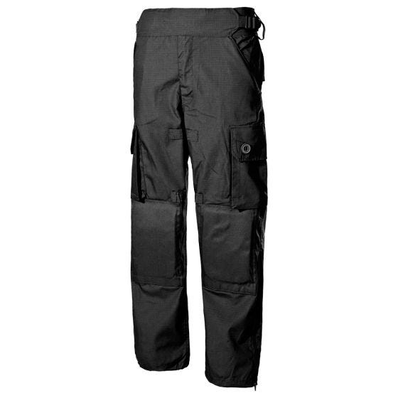 MFH Pantalon en ripstop Comando Smock - Noir
