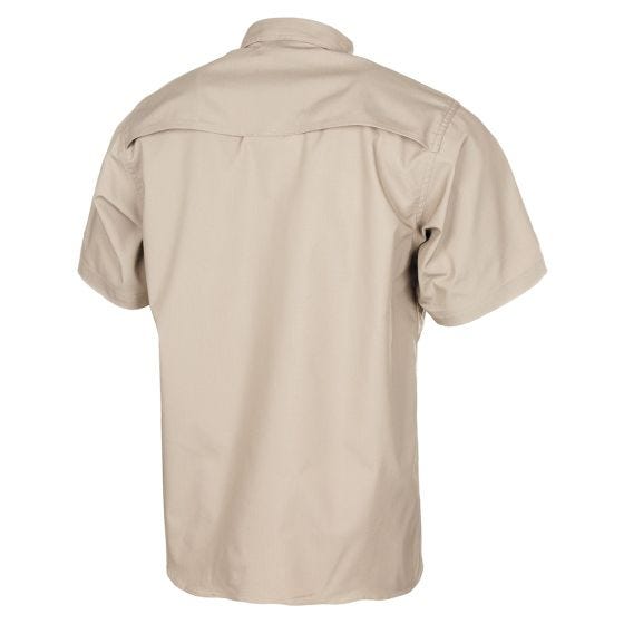 MFH Chemise à manches courtes Attack Enduit de téflon Ripstop - kaki